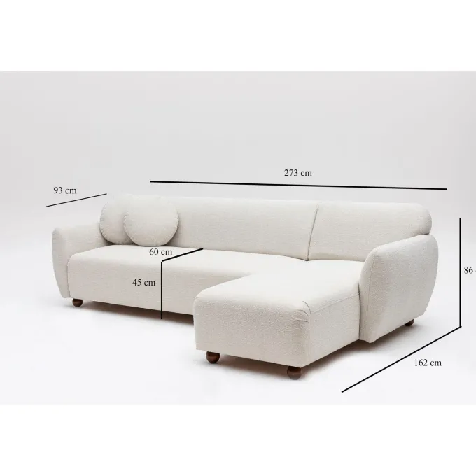 Eddy Corner (162-273 x 93 x 86 cm) Hörnsoffa Höger