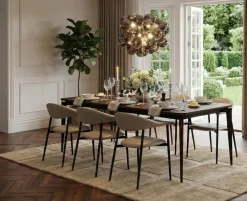 Edge Matbord 100x200-300 cm Walnut
