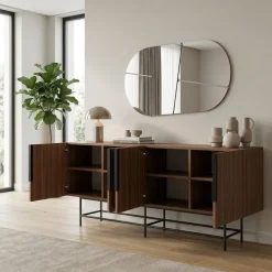 Edinburgh Sideboard Milano valnöt / Svart