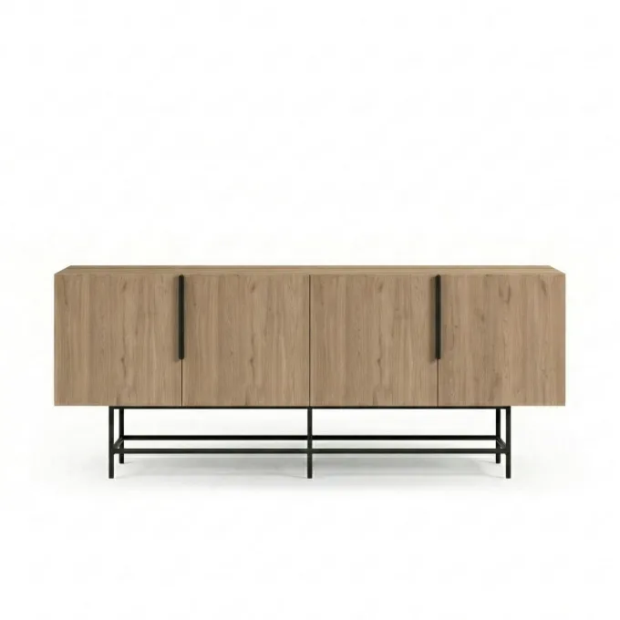 Edinburgh Sideboard Naturlig ek / Svart