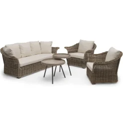 Edsklinta Utefåtölj Beige