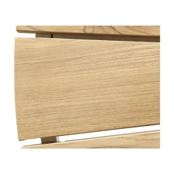 Ellen Trädgårdsbord i Teak och Aluminium 130 cm, Vit
