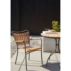 Ellen Trädgårdsstol i Teak och Aluminium Antracit