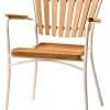 Ellen Trädgårdsstol i Teak och Aluminium Sandy Grey