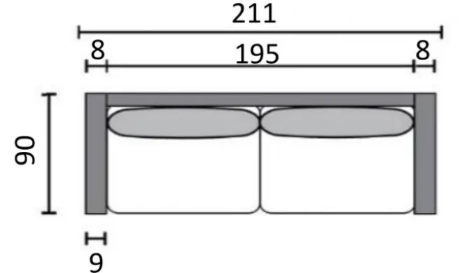 Embla 3-sits XL Soffa