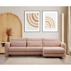 Essaouira hörn (290-165 x 97 x 73 cm) Hörnsoffa Rosa