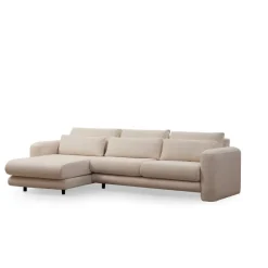 Essaouira hörn (290-165 x 97 x 73 cm) Hörnsoffa Kräm