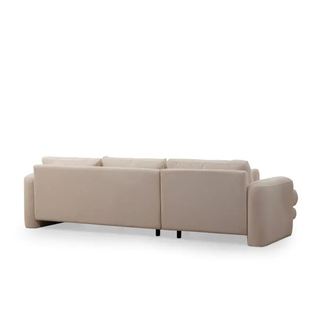 Essaouira hörn (290-165 x 97 x 73 cm) Hörnsoffa Kräm