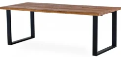 Exxet Matbord 210x95 cm Oljad Vildek/Svart