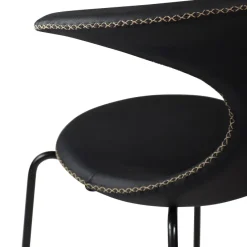 Flair Stol Black Leather, Black