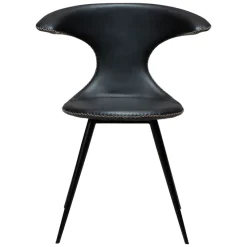 Flair Stol Raven Black Art.Leather, Black
