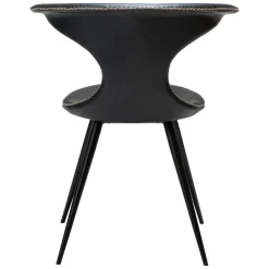 Flair Stol Raven Black Art.Leather, Black