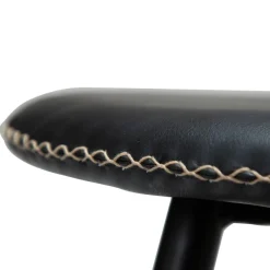 Flair Stol Raven Black Art.Leather, Black