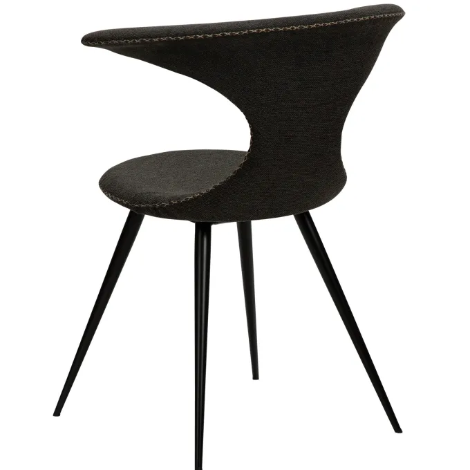 Flair Stol Raven Black, Round Black