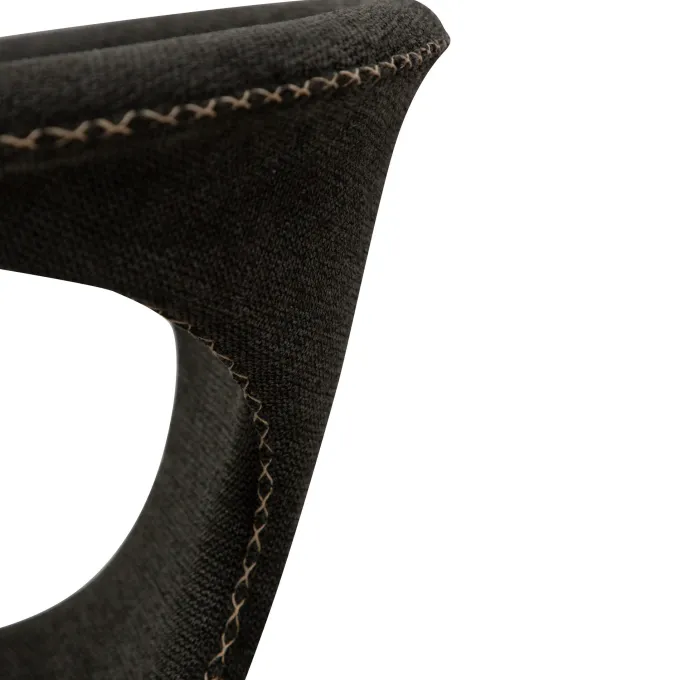 Flair Stol Raven Black, Round Black