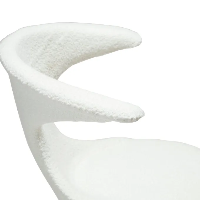 Flair Stol Snow Bouclé, Black