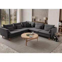 Flexy L (194 x 95 x 154 cm) Hörnsoffa Antracit