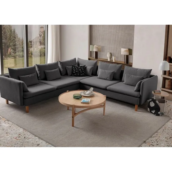 Flexy L (194 x 95 x 154 cm) Hörnsoffa Antracit