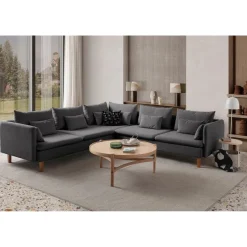 Flexy L (194 x 95 x 154 cm) Hörnsoffa Antracit