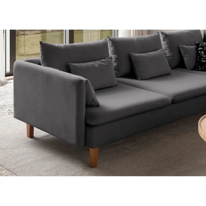 Flexy L (194 x 95 x 154 cm) Hörnsoffa Antracit