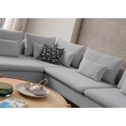 Flexy L (194 x 95 x 154 cm) Hörnsoffa Grå