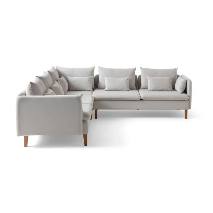 Flexy L (194 x 95 x 154 cm) Hörnsoffa Kräm