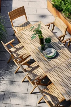 Flip Fällstol Teak
