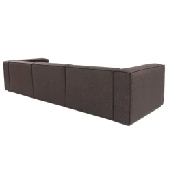 Fora (296 x 66 x 185 cm) Hörnsoffa Mörkbrun