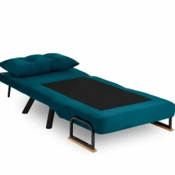 Freetown Single (26 x 120 x 60 cm) 1-sits bäddsoffa Petrolgrön