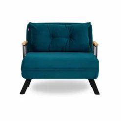 Freetown Single (26 x 120 x 60 cm) 1-sits bäddsoffa Petrolgrön