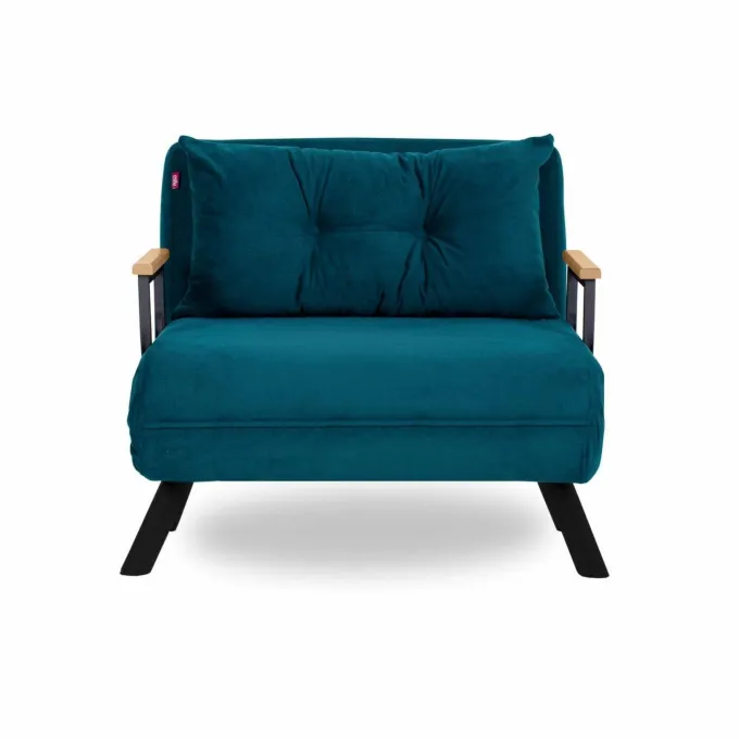 Freetown Single (26 x 120 x 60 cm) 1-sits bäddsoffa Petrolgrön