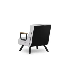 Freetown Single (26 x 120 x 60 cm) 1-sits bäddsoffa Vit