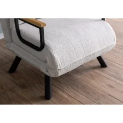 Freetown Single (26 x 120 x 60 cm) 1-sits bäddsoffa Vit