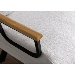 Freetown Single (26 x 120 x 60 cm) 1-sits bäddsoffa Vit