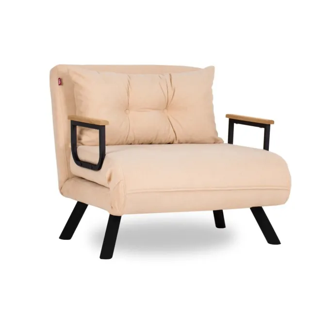 Freetown Single (26 x 120 x 60 cm) 1-sits bäddsoffa Creme