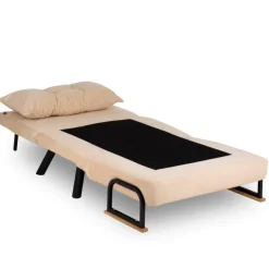 Freetown Single (26 x 120 x 60 cm) 1-sits bäddsoffa Creme