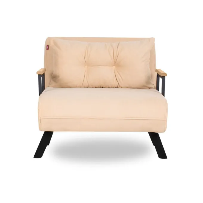 Freetown Single (26 x 120 x 60 cm) 1-sits bäddsoffa Creme