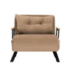 Freetown Single (26 x 120 x 60 cm) 1-sits bäddsoffa Ljusbrun