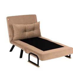 Freetown Single (26 x 120 x 60 cm) 1-sits bäddsoffa Ljusbrun
