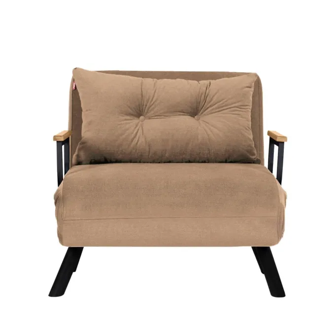 Freetown Single (26 x 120 x 60 cm) 1-sits bäddsoffa Ljusbrun