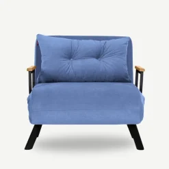 Freetown Single (26 x 120 x 60 cm) 1-sits bäddsoffa Blå