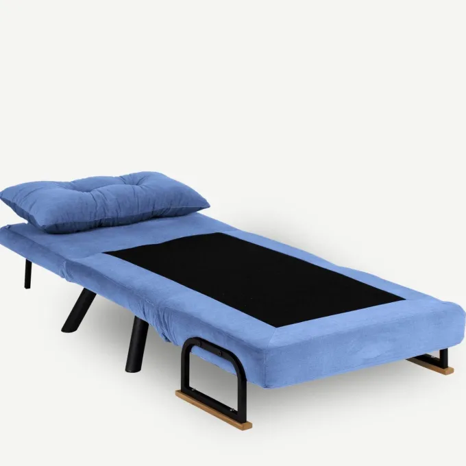 Freetown Single (26 x 120 x 60 cm) 1-sits bäddsoffa Blå