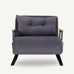 Freetown Single (26 x 120 x 60 cm) 1-sits bäddsoffa Grå