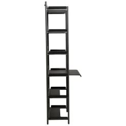 Friyay set om 6 med skrivbord Hylla Black Ash