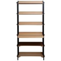 Friyay set om 6 med skrivbord Hylla Light Oak