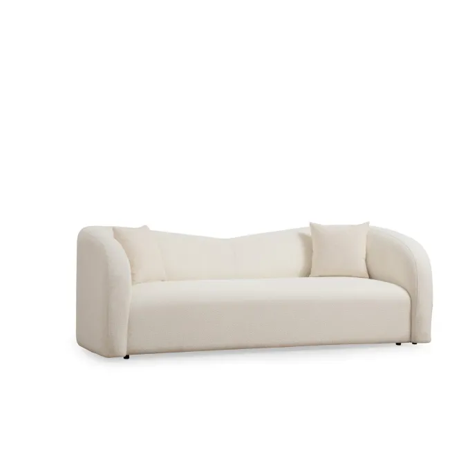 Funchal (225 x 76 x 75 cm) Kräm 3-sitssoffa