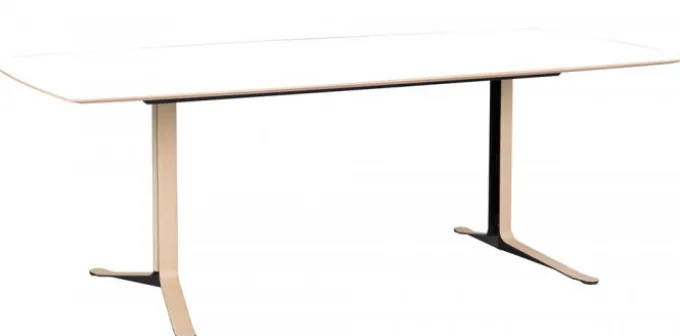 Fusion Matbord 220x100 cm Laminat Ljus Ek