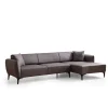 Gaborone (270-140 x 95 x 67 cm) Hörnsoffa Mörkgrå, Höger