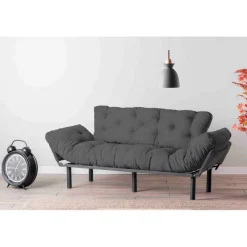 Gaborone Triple (185 x 85 x 70 cm) Grå 3-sitssoffbädd