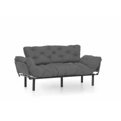 Gaborone Triple (185 x 85 x 70 cm) Grå 3-sitssoffbädd